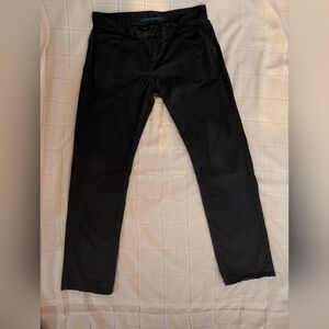 Perry Ellis Men's Dark Black Skinny Jeans